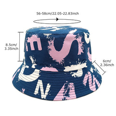 Versatile Couple Double-sided Sun-proof Basin Hat Casual Hat