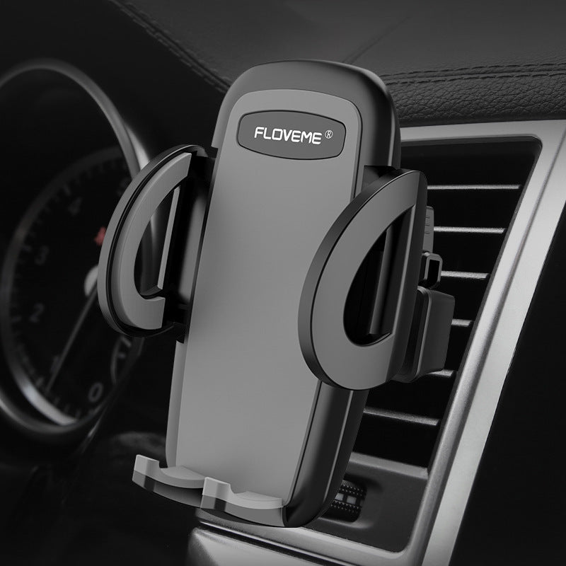Soporte para teléfono de coche con toma de corriente de 360°