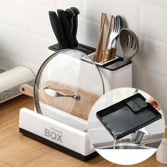 Tableware and Kitchen Knife Storage Holders-KitchMate 4-en-1