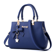 New Style Litchi Pattern One-Shoulder Diagonal Handbag