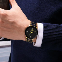 Exquisite Dual-Tone Steel Watch – Orlando