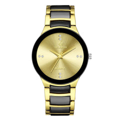 Exquisite Dual-Tone Steel Watch – Orlando