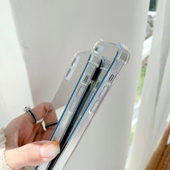 Nueva funda para teléfono con espejo, resistente a caídas, con espejo, cobertura completa, transparente, cubierta protectora pintada.