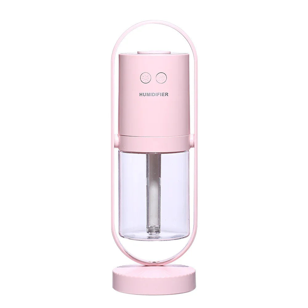 Humidificador de aire USB Magic Shadow para el hogar con luces nocturnas de proyección, generador de niebla ultrasónico para coche, minipurificador de aire para oficina