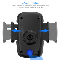 Soporte para teléfono de coche con toma de corriente de 360°