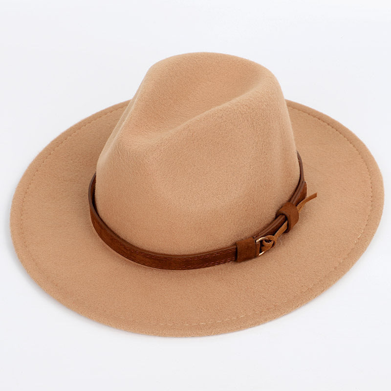 Men's Big-brimmed Felt Top Hat Photo Props Decoration Soft Display
