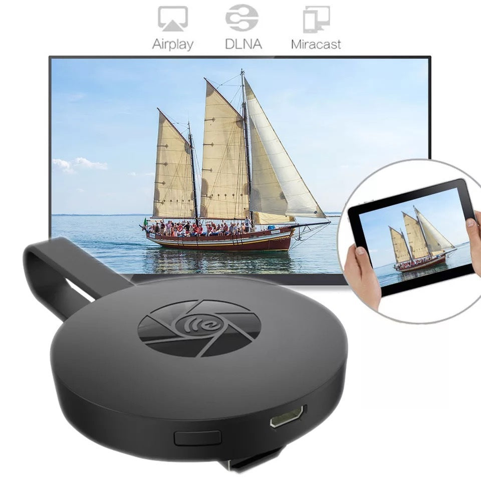 Compatible con Apple, transmisión inalámbrica, dispositivo de TV, teléfono móvil, computadora portátil, WiFi, HD, HDMI, proyector, lupa de video, teléfono inteligente Android IOS