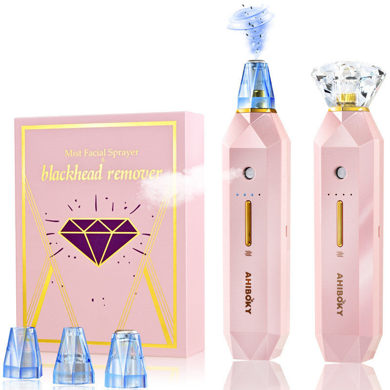 Aspirateur de points noirs 2 en 1, nettoyeur de pores, anti-acné, brumisateur facial, hydratant pour la peau, nez, visage, nettoyage en profondeur, soins de la peau