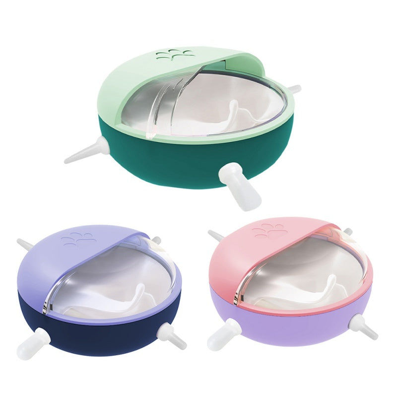 Distributeur de lait pour chaton, abreuvoir pour chien et chat, biberon pour chiot, 4 tétines, bol à lait à bulles pour l'allaitement de plusieurs chatons