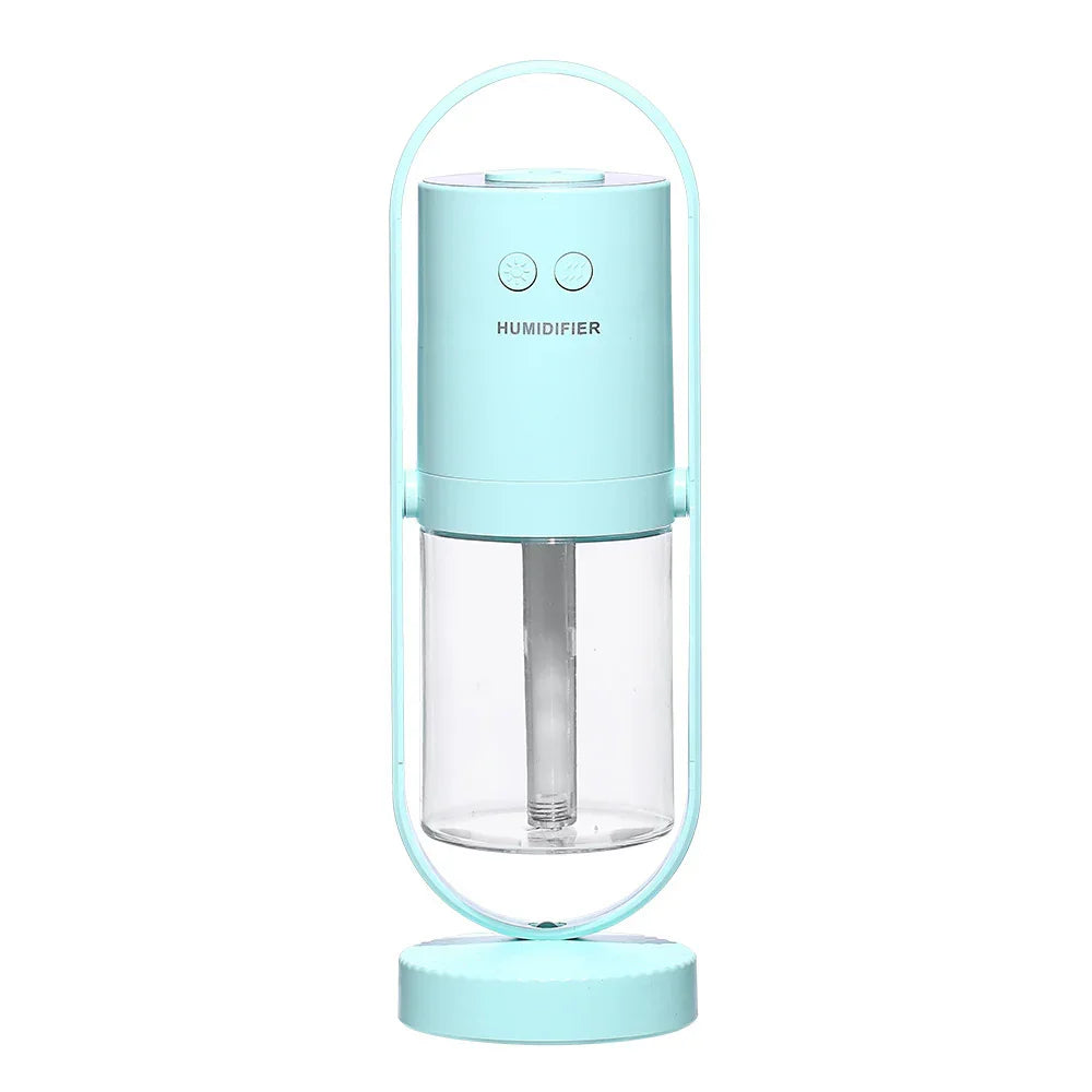 Humidificador de aire USB Magic Shadow para el hogar con luces nocturnas de proyección, generador de niebla ultrasónico para coche, minipurificador de aire para oficina