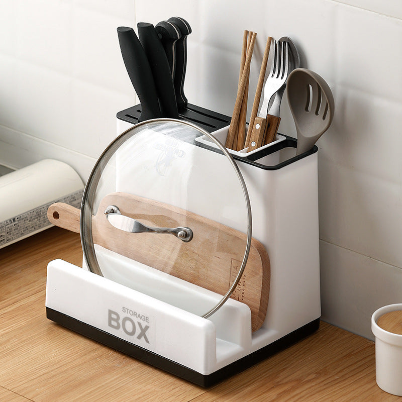 Tableware and Kitchen Knife Storage Holders-KitchMate 4-en-1