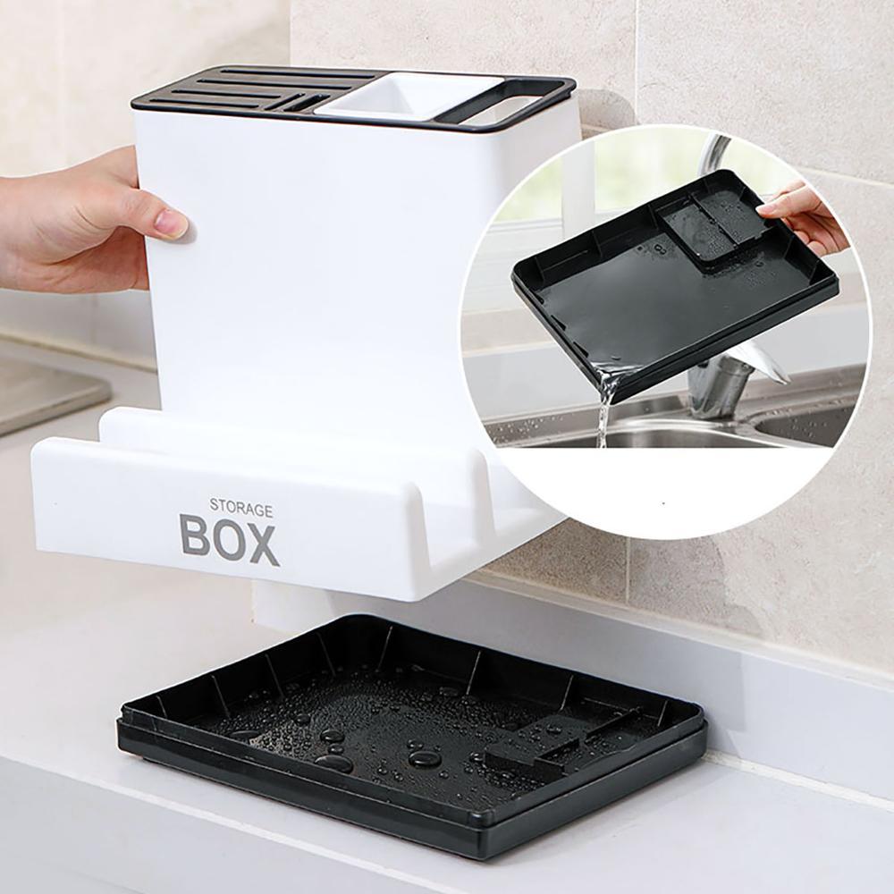 Tableware and Kitchen Knife Storage Holders-KitchMate 4-en-1