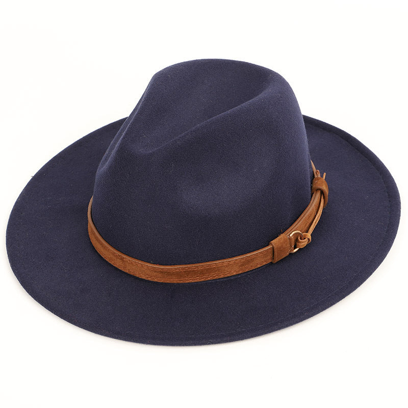 Men's Big-brimmed Felt Top Hat Photo Props Decoration Soft Display