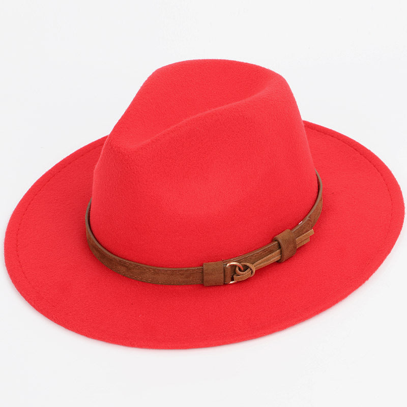 Men's Big-brimmed Felt Top Hat Photo Props Decoration Soft Display