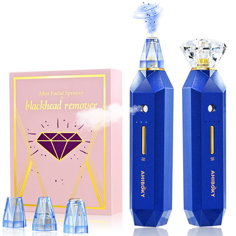Aspirateur de points noirs 2 en 1, nettoyeur de pores, anti-acné, brumisateur facial, hydratant pour la peau, nez, visage, nettoyage en profondeur, soins de la peau
