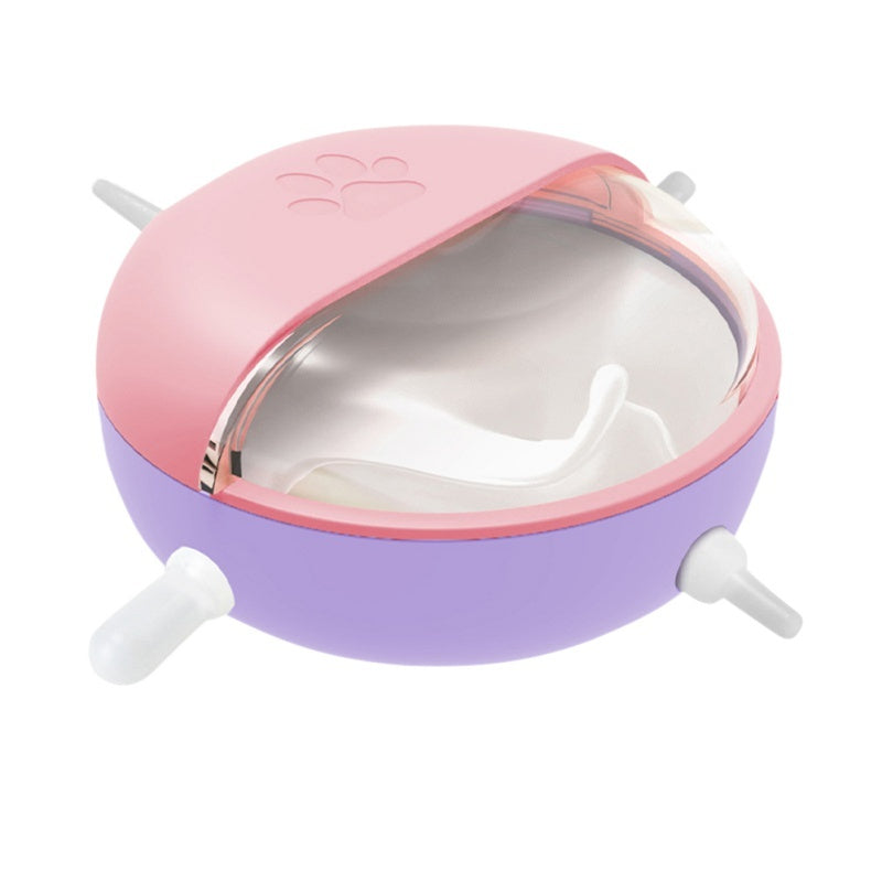 Distributeur de lait pour chaton, abreuvoir pour chien et chat, biberon pour chiot, 4 tétines, bol à lait à bulles pour l'allaitement de plusieurs chatons