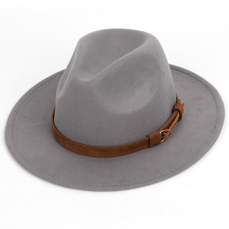 Men's Big-brimmed Felt Top Hat Photo Props Decoration Soft Display