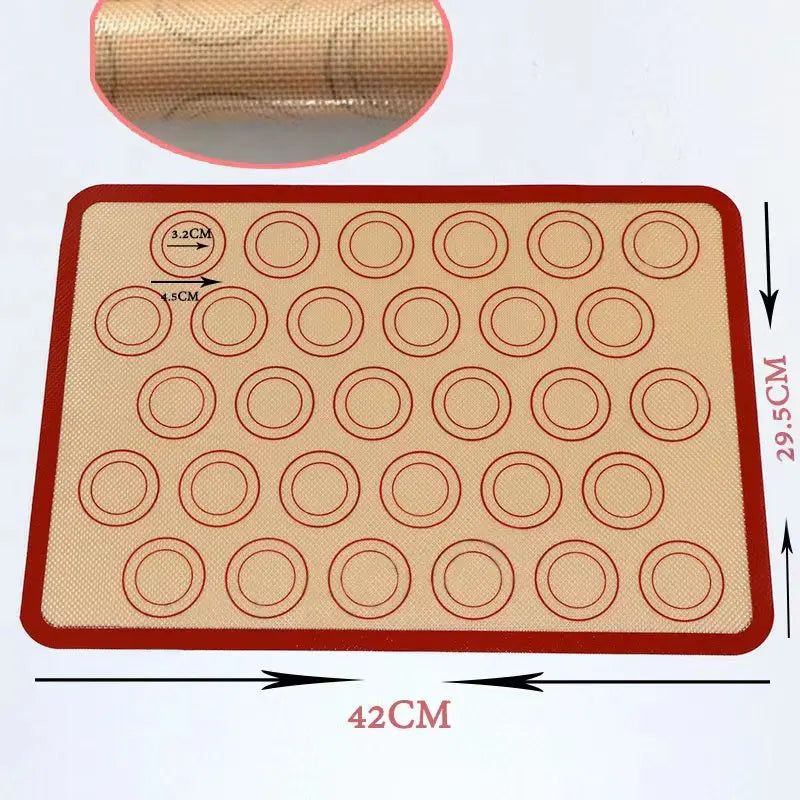BUYYES 1PCS Tapis de cuisson en silicone Tapis de pétrissage Tapis de pâte Pizza Gâteau Pâte Maker Cuisine Cuisson Grill Antiadhésif Gadgets Ustensiles de cuisson