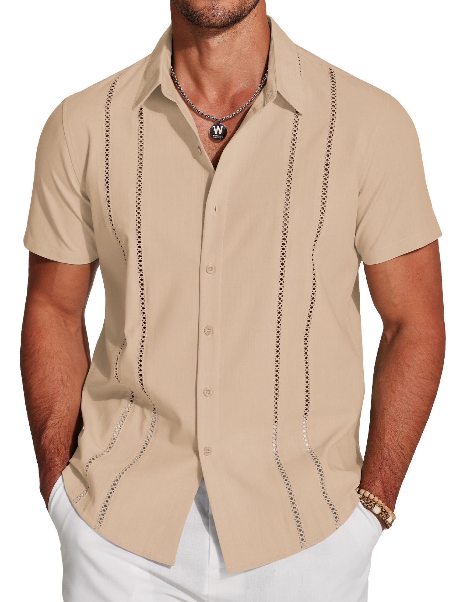 Chemise hawaïenne à manches courtes pour homme, impression numérique 3D, motif vacances