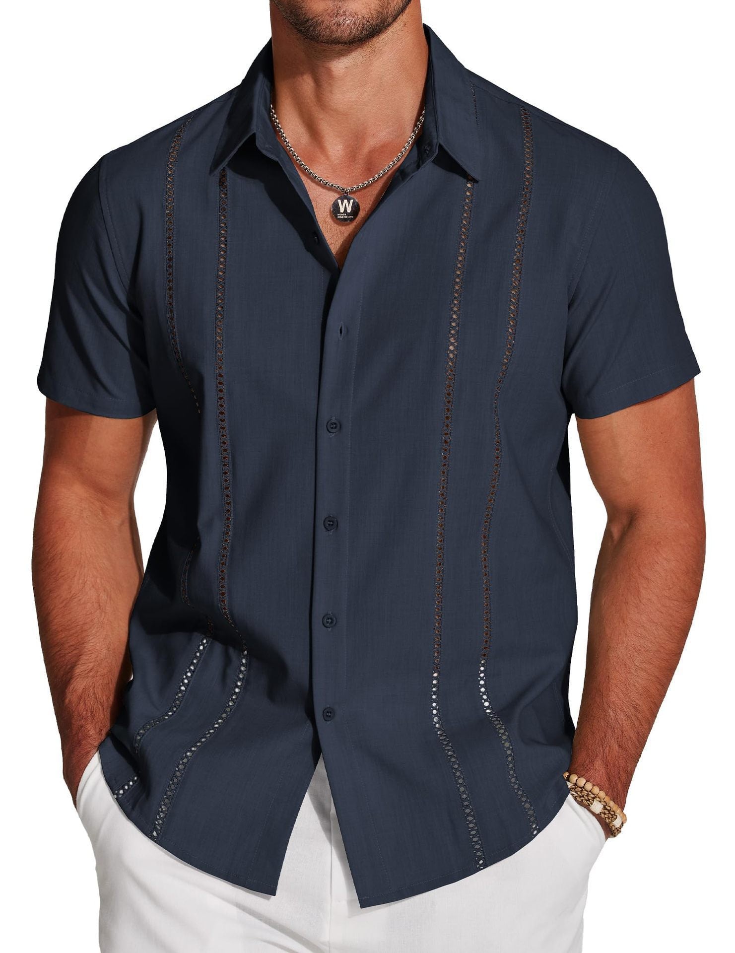 Chemise hawaïenne à manches courtes pour homme, impression numérique 3D, motif vacances