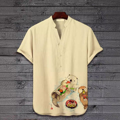 T-shirt à manches courtes style animal numérique 3D