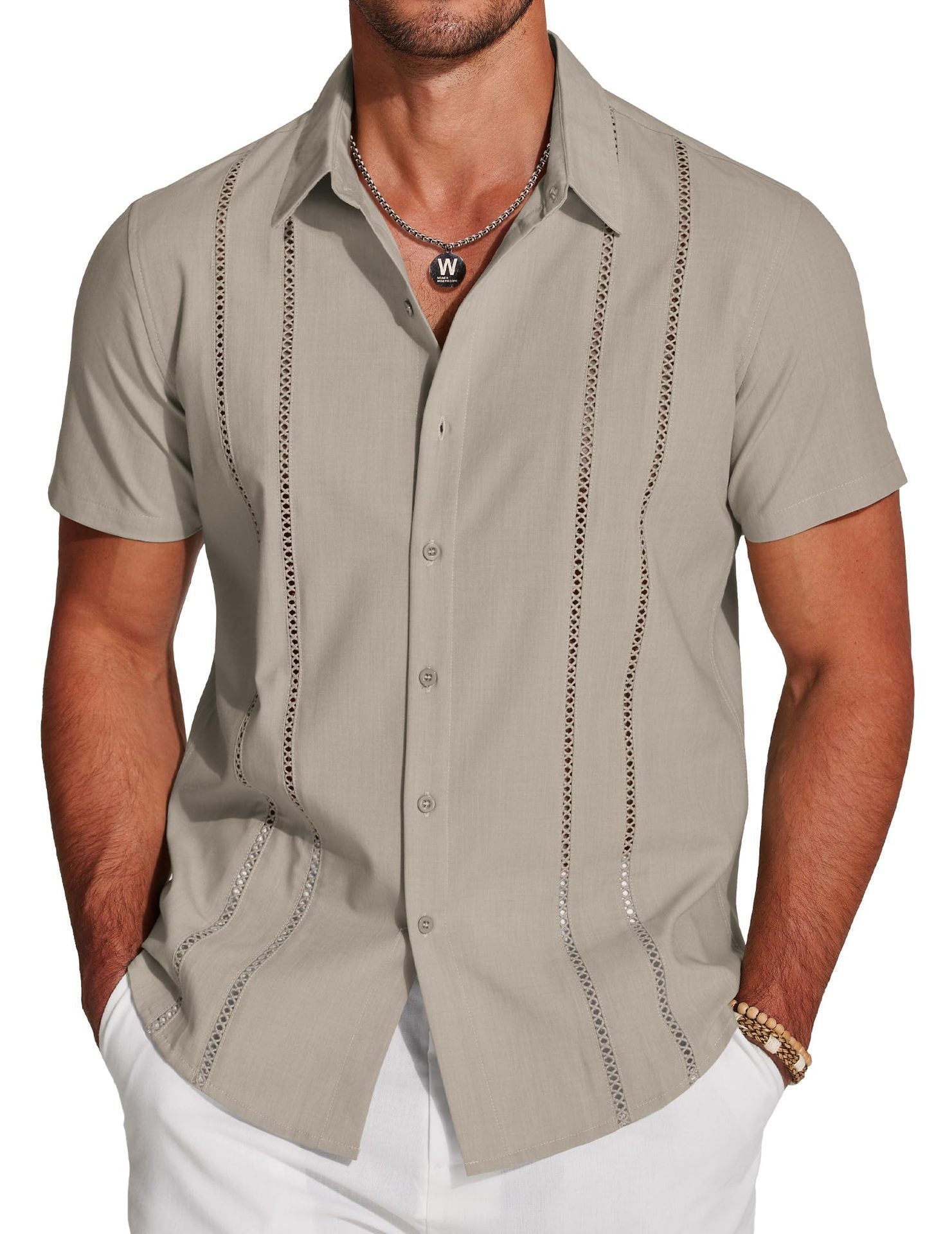 Chemise hawaïenne à manches courtes pour homme, impression numérique 3D, motif vacances