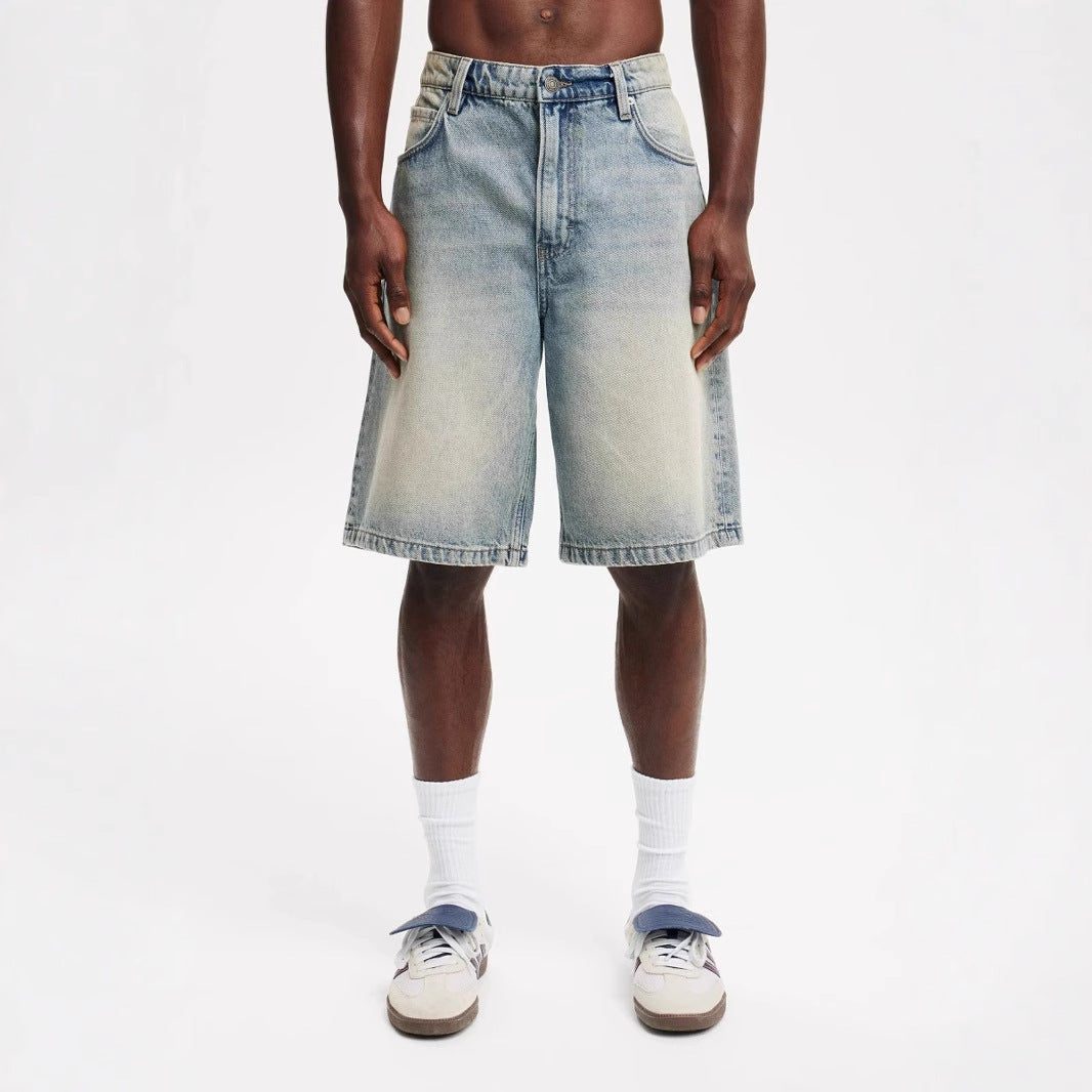 Pantalones vaqueros holgados a juego para hombre