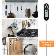 Digital Kitchen Thermometer Digital Temperature MeasuringTool for Meat Electronic Food Thermometer LCD Display Food Thermometer