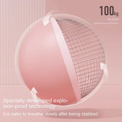 Ballon de fitness pour femmes, épais, anti-explosion, diamètre 25 cm, mini ballon d'entraînement pour Pilates, sculptant les jambes et les hanches