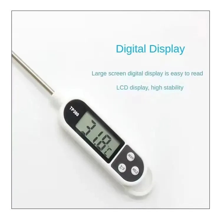 Digital Kitchen Thermometer Digital Temperature MeasuringTool for Meat Electronic Food Thermometer LCD Display Food Thermometer