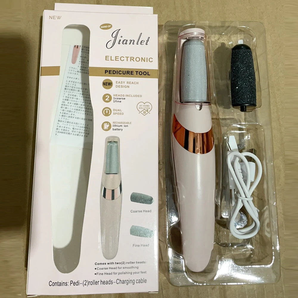 Rechargeable Electric Callus Remover Cordless Women Men Electronic Foot File Removes Dry Coarse Skin Calluses On Heels Sale