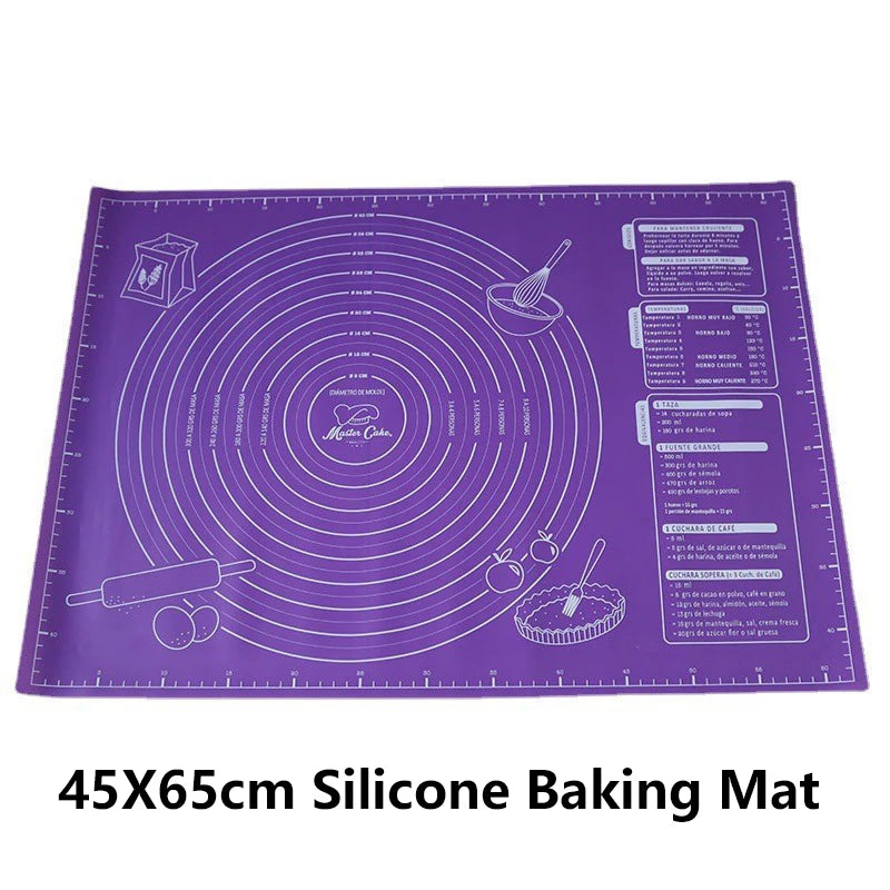 BUYYES 1PCS Tapis de cuisson en silicone Tapis de pétrissage Tapis de pâte Pizza Gâteau Pâte Maker Cuisine Cuisson Grill Antiadhésif Gadgets Ustensiles de cuisson