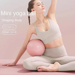 Ballon de fitness pour femmes, épais, anti-explosion, diamètre 25 cm, mini ballon d'entraînement pour Pilates, sculptant les jambes et les hanches