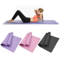 Tapis de yoga antidérapant en EVA de 4 mm d'épaisseur pour exercices, yoga, Pilates, gymnastique, équipement de fitness