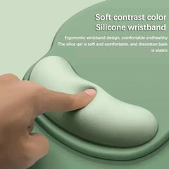 Gradient color mouse pad comfortable wrist rest non-slip mouse pad soft mouse pad wrist rest computer desktop silicone mouse pad