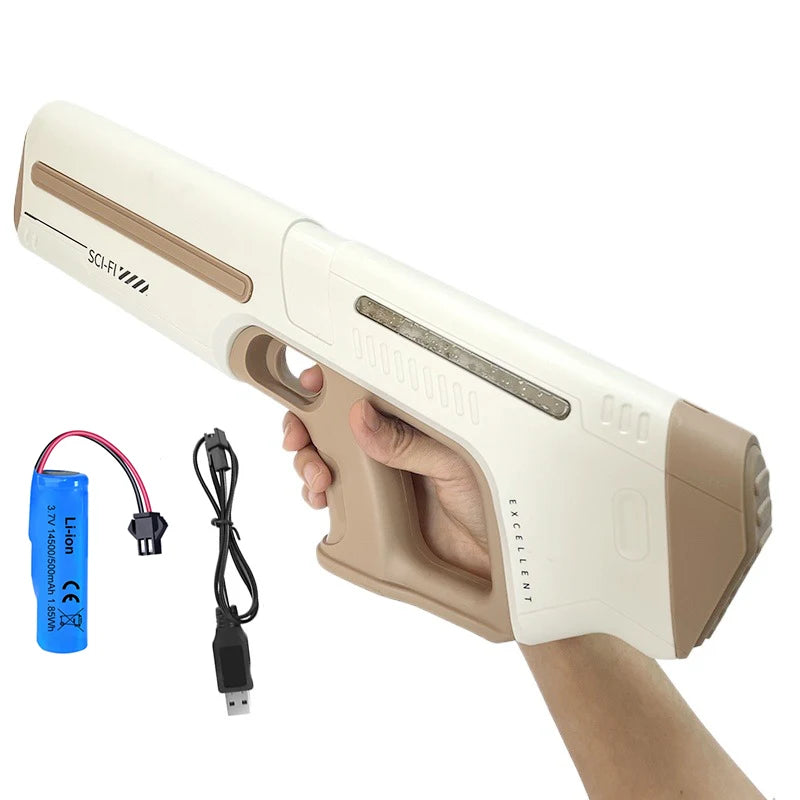 Pistolets à eau électriques pour adultes, puissants, à aspiration automatique, jouet de plage pour l'été et l'extérieur, cadeau pour garçons et enfants