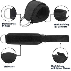 Ensemble de sangles de cheville et de bandes de résistance, équipement d'entraînement physique, poids de cheville, yoga, bande élastique de fitness pour salle de sport, homme et femme