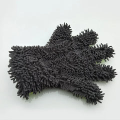 1/2 guantes de microfibra de lujo para lavado de autos, herramienta de limpieza para uso doméstico, cepillo de limpieza multifunción, guantes de lavado para detalles.