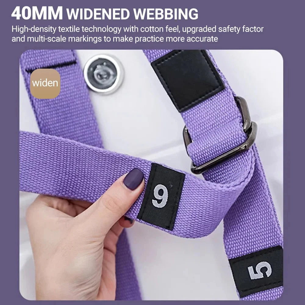 Finger Stretching Tool Elastic Yoga Belt Woman Hammock Split Lower Waist Trainer Inverted Rope Pull Extension Belt