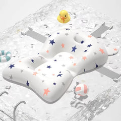 Baby Bath Support Pad Foldable Floating Seat Adjustable Newborn Bathing Cushion Infant Safety Net Hammock