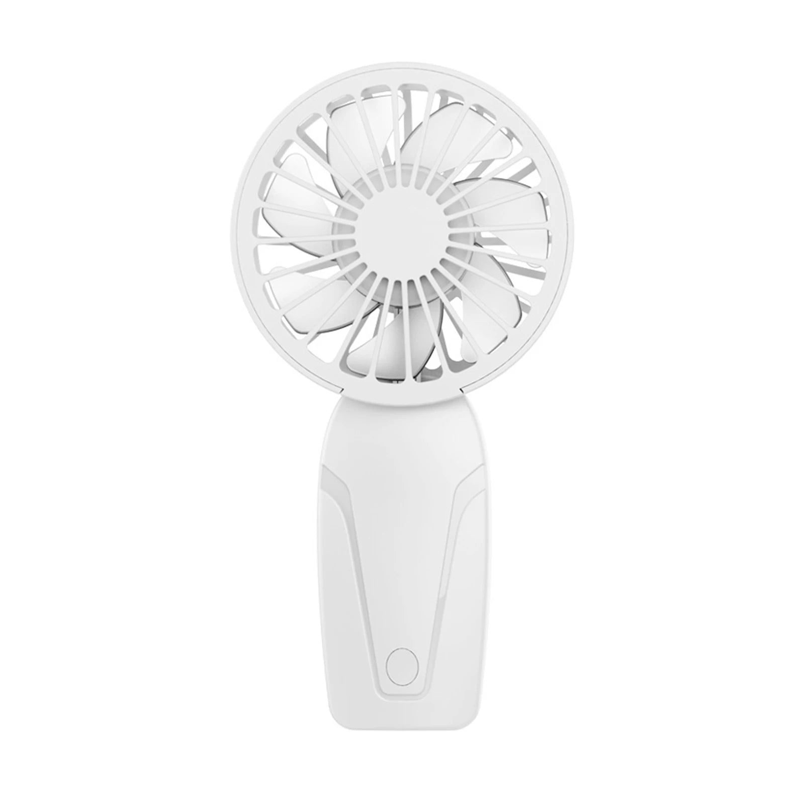 Ventilador portátil pequeño de mano ABS ligero y de aspecto bonito, mini ventilador recargable por USB para enfriar en cualquier lugar. Mini ventilador portátil de bolsillo.