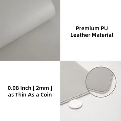 Large Size Office Computer Desk Protector Mat PU Leather Waterproof Non Slip Mouse Pad Desktop Keyboard Desk Pad Gaming Mousepad