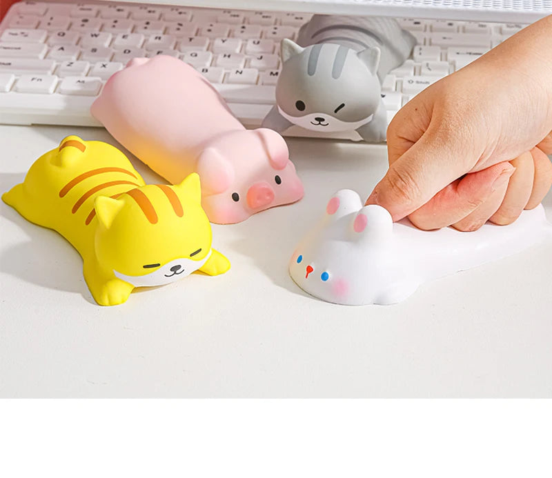 New Cute Wrist Rest Support For Mouse Pad Computer Laptop Arm Rest For Desk Ergonomic Kawaii Slow Rising Squishy Toys