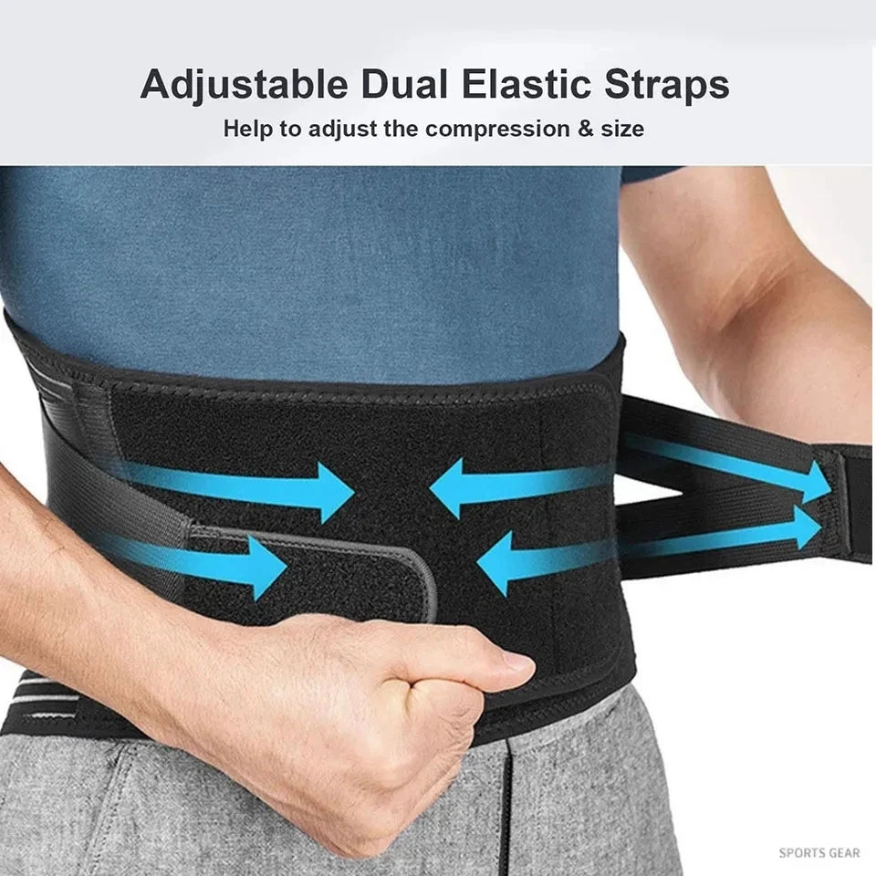 Adjustable Lumbar Support Belt Double Pull Back Waist Orthopedic Corset Spine Decompression Back Pain Relief Tighten The Abdomen