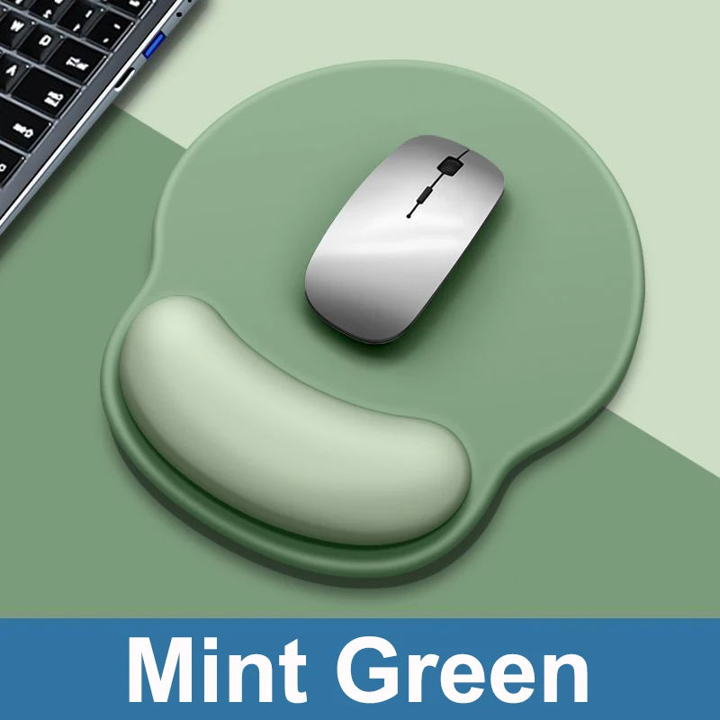 Gradient color mouse pad comfortable wrist rest non-slip mouse pad soft mouse pad wrist rest computer desktop silicone mouse pad
