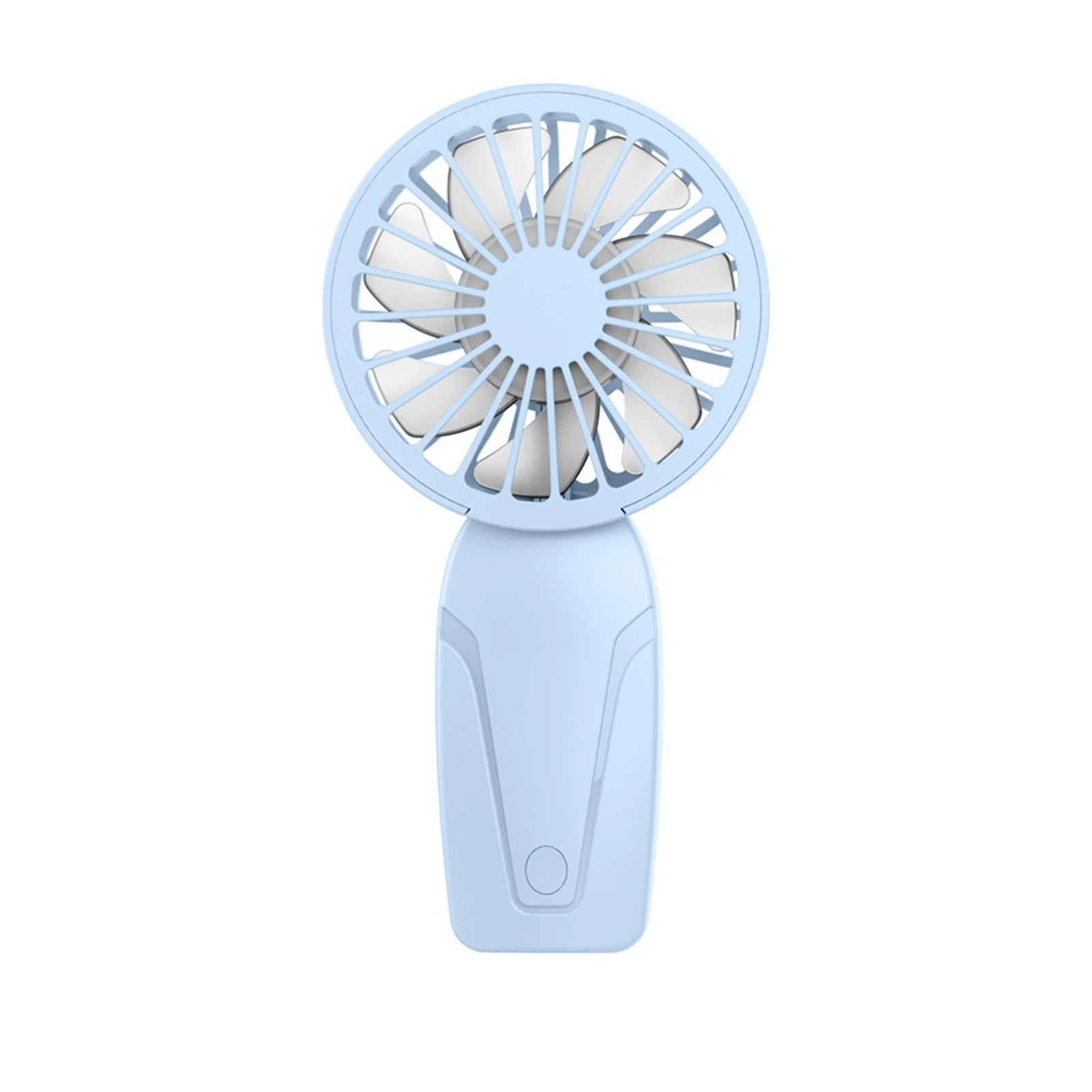 Ventilador portátil pequeño de mano ABS ligero y de aspecto bonito, mini ventilador recargable por USB para enfriar en cualquier lugar. Mini ventilador portátil de bolsillo.
