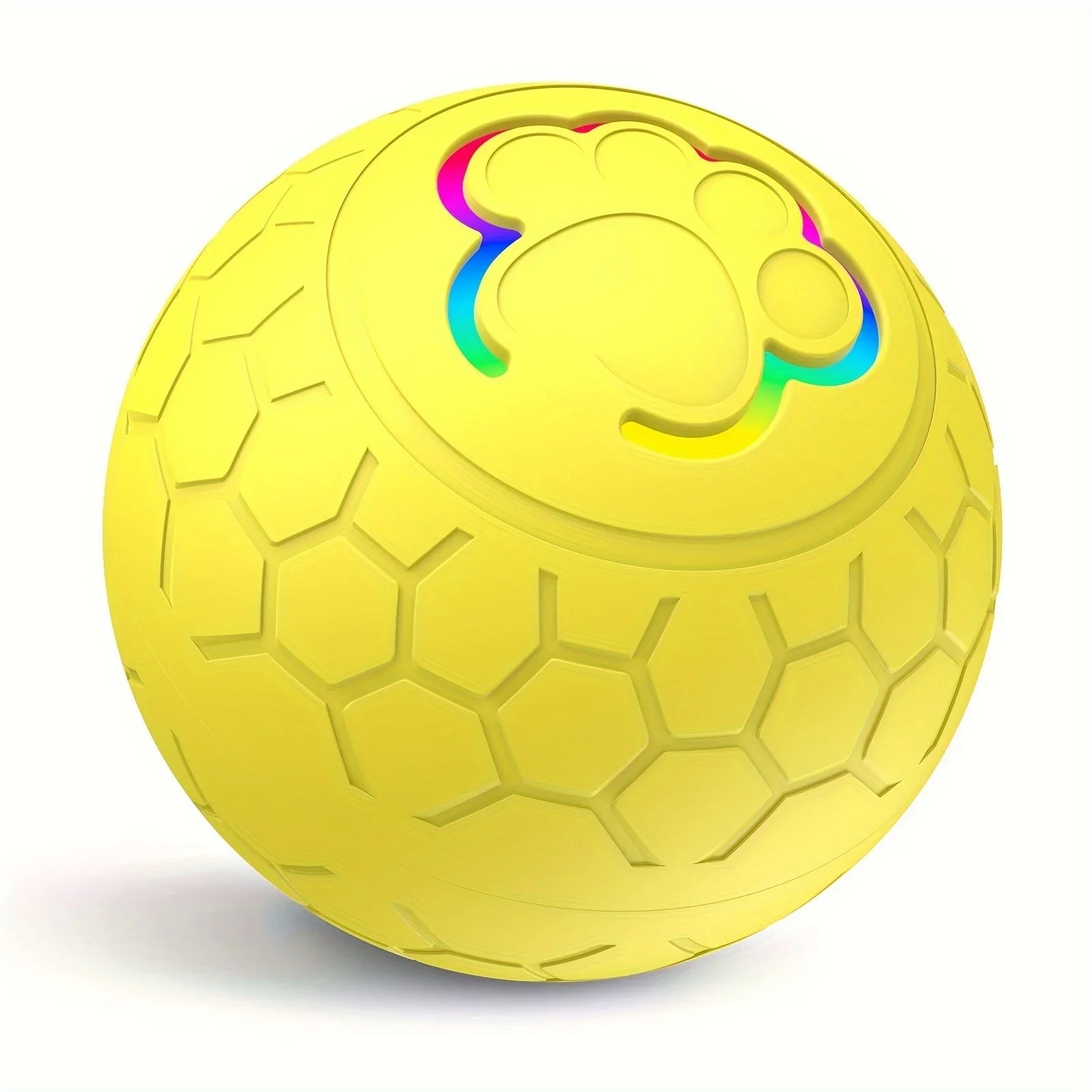 Dog Toy Ball Electronic Smart Interactive Pet Toy Ball USB Automatic Bouncing Rolling Toy Ball with RGB Lights Puppy Cat Product