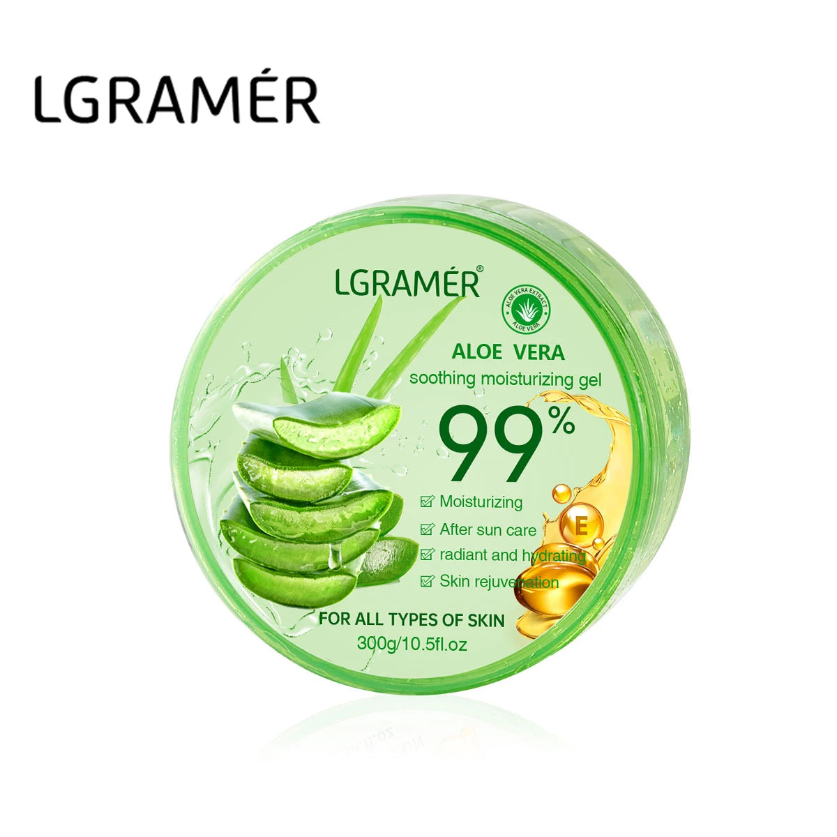Gel hidratante de aloe vera, refrescante, no pegajoso, crema facial, lavado gratuito, nutrición profunda, cuidado de la piel, goma de aloe vera