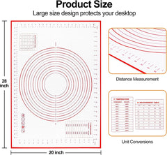 BUYYES 1PCS Tapis de cuisson en silicone Tapis de pétrissage Tapis de pâte Pizza Gâteau Pâte Maker Cuisine Cuisson Grill Antiadhésif Gadgets Ustensiles de cuisson