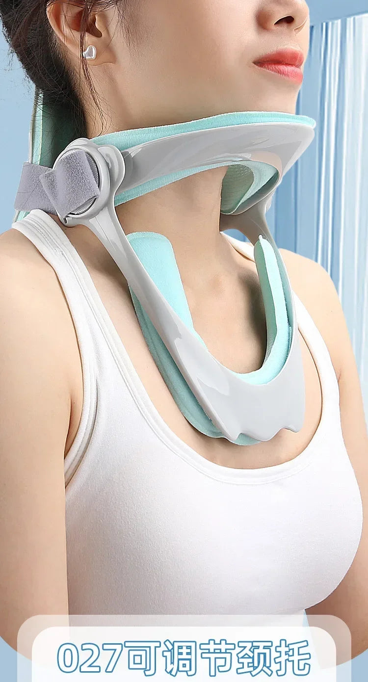 Adjustable Cervical Traction Device Posture Corrector Cervical Collar Neck Braces Support Stretcher Spine Protector Pain Relief